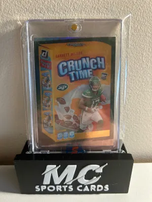 2022 Garrett Wilson Donrus Crunchtime SP Rookie front